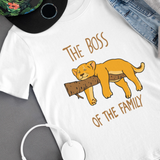 The Boss Of The Family - Kids T-shirt